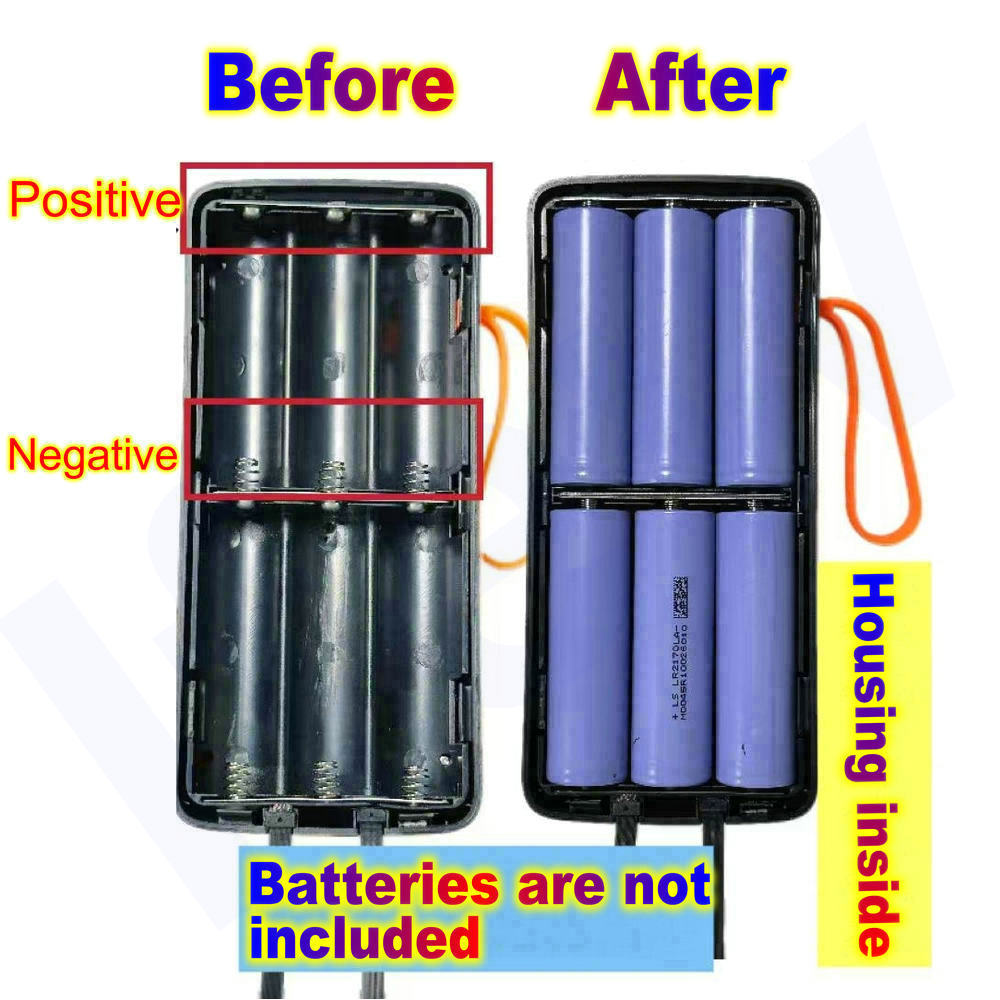 21700  Battery Case Power Bank - Battery Case Storage review and price