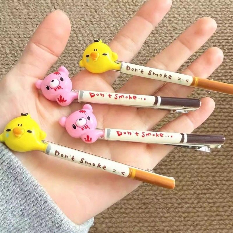 Crying Chick Hair Clips Cartoo - Vape Decoration review and price