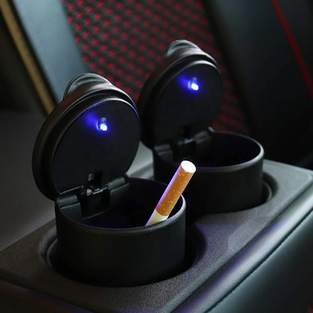 Portable Car LED Ashtray Unive - Vape Decoration review and price