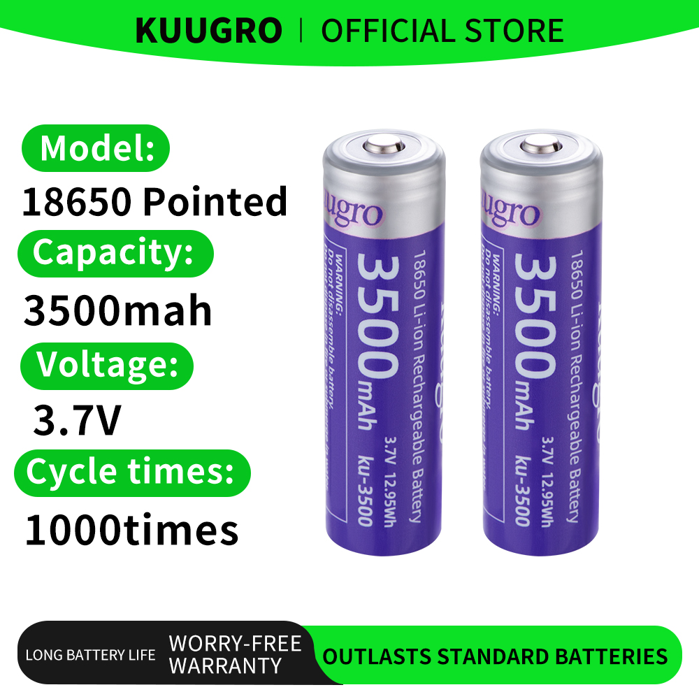 Kuugro Ku-3500 18650 Battery 3 - Vape Battery 18650 review and price