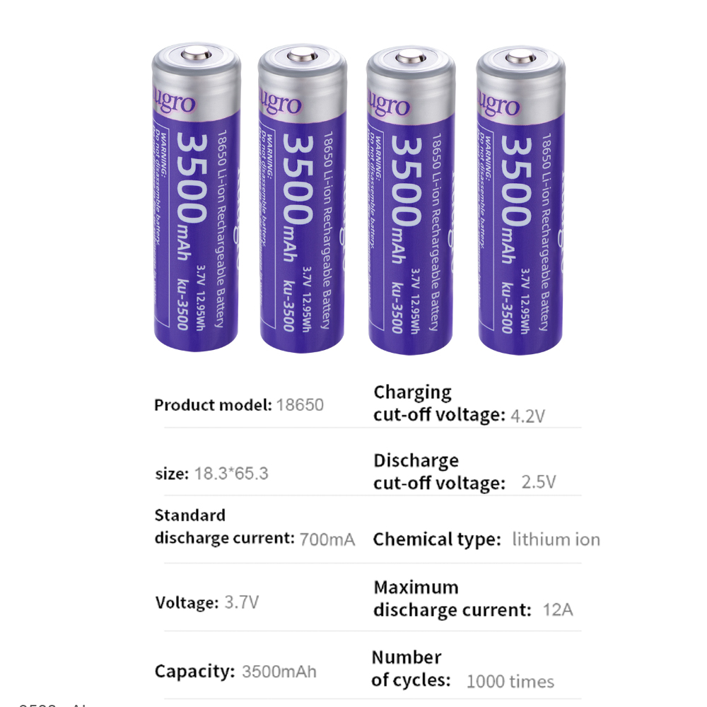 Kuugro Ku-3500 18650 Battery 3 - Vape Battery 18650 review and price